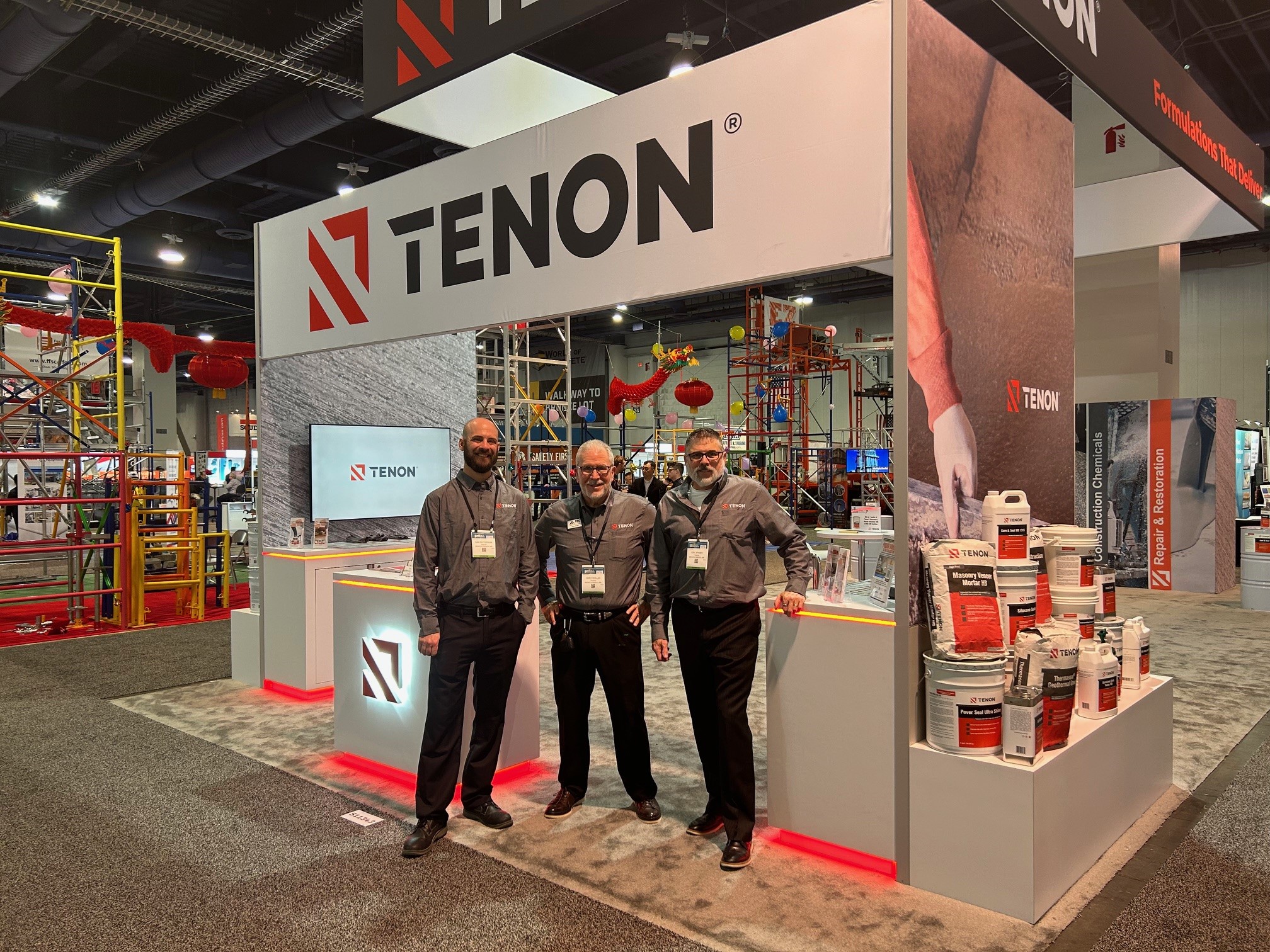 Tenon by TCC Materials at World of Concrete 2024 TCC Materials